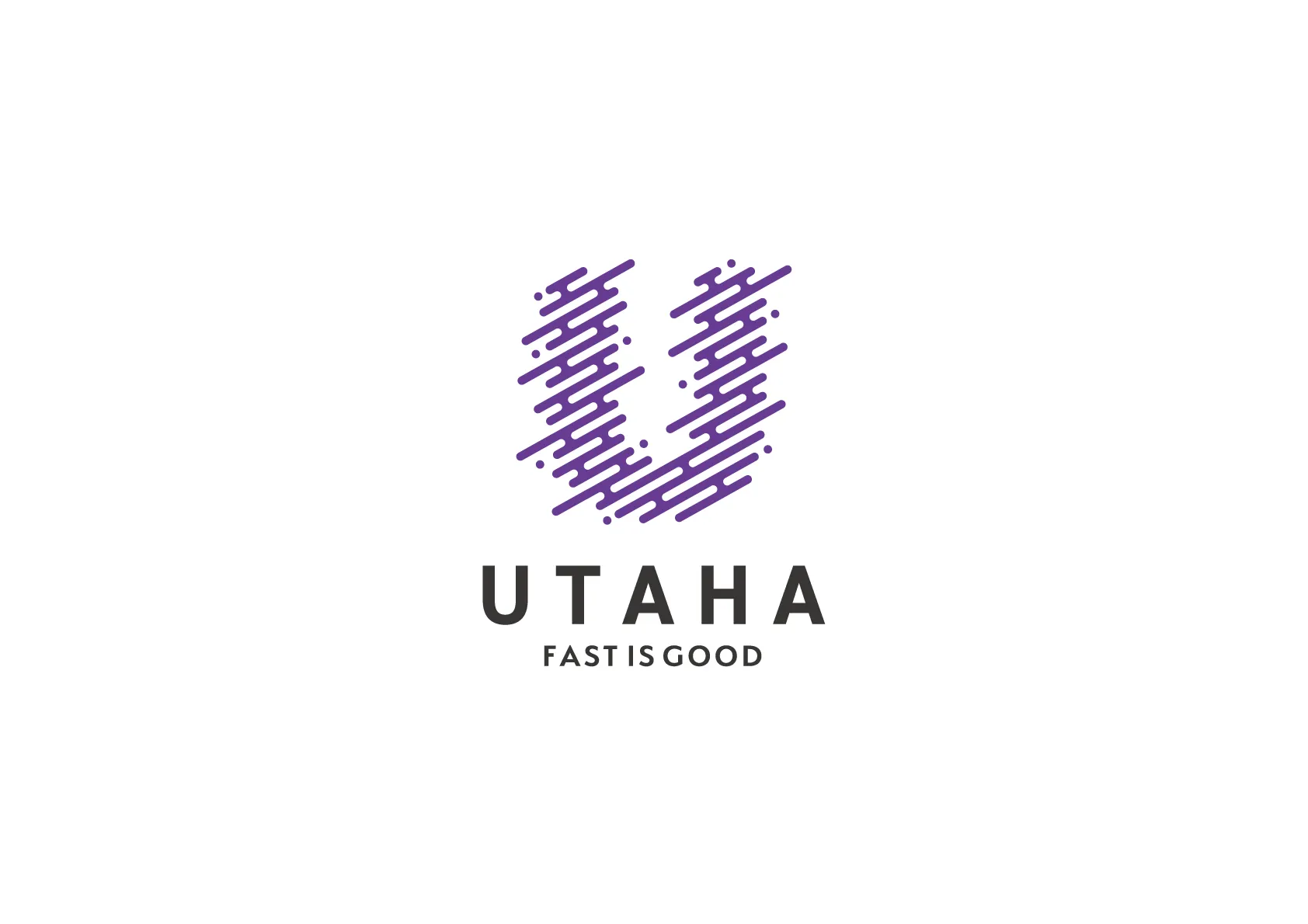 UTAHA FAST IS GOOD のロゴ